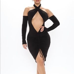 FashionNova midnight in Manhattan mini dress